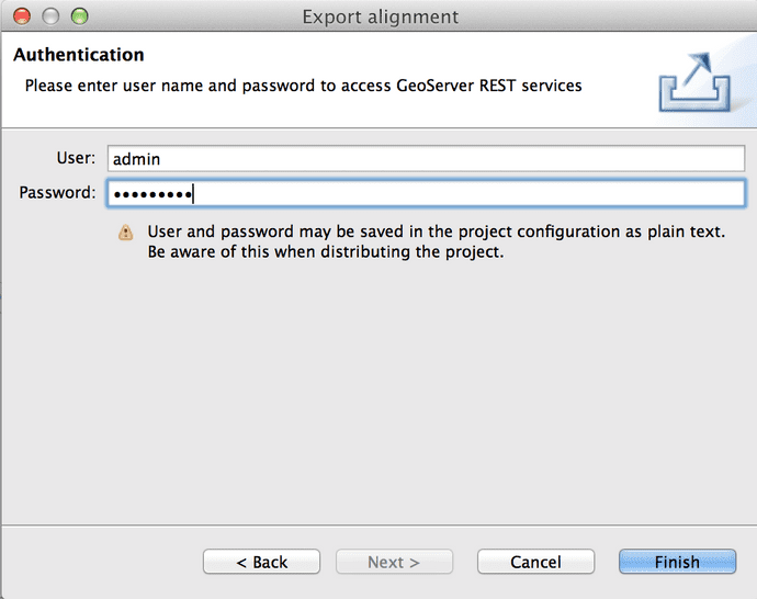 export authentication hale