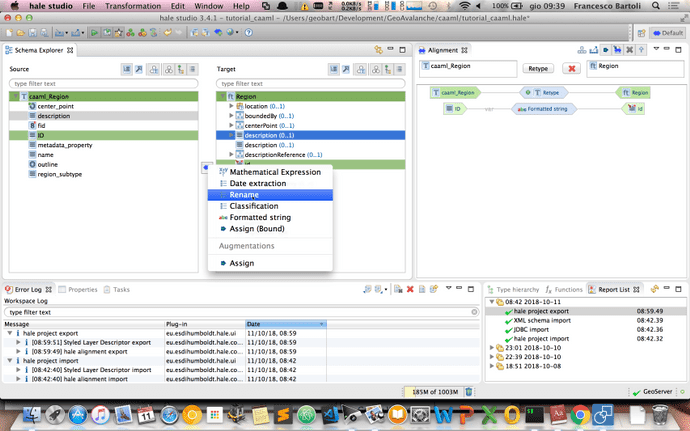 description rename hale